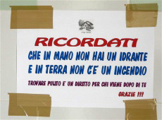 Avvertimento di…servizio