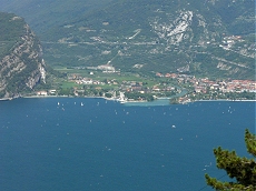 panorama da Pregasina sul lago di Garda
